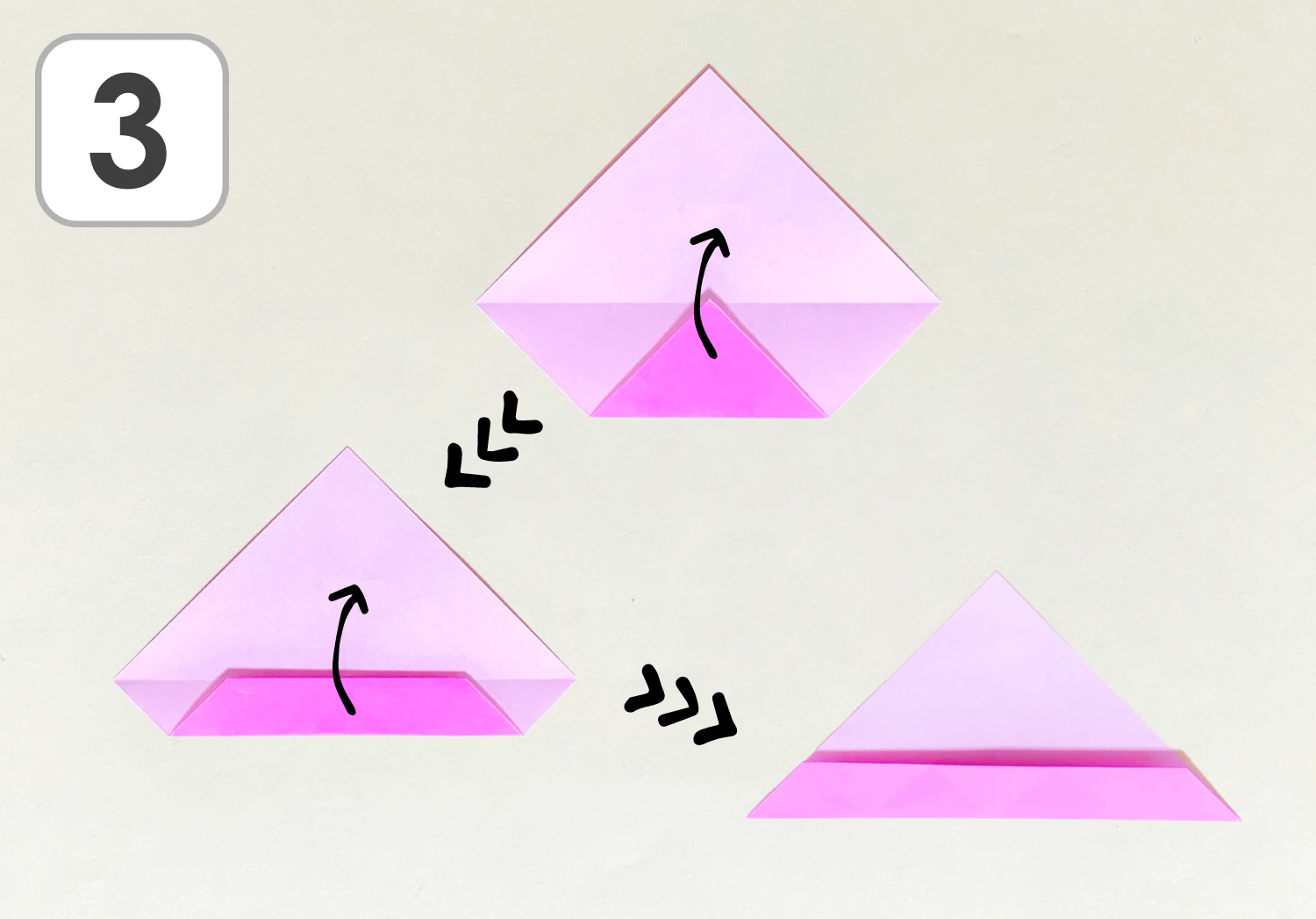 かき氷の折り方3