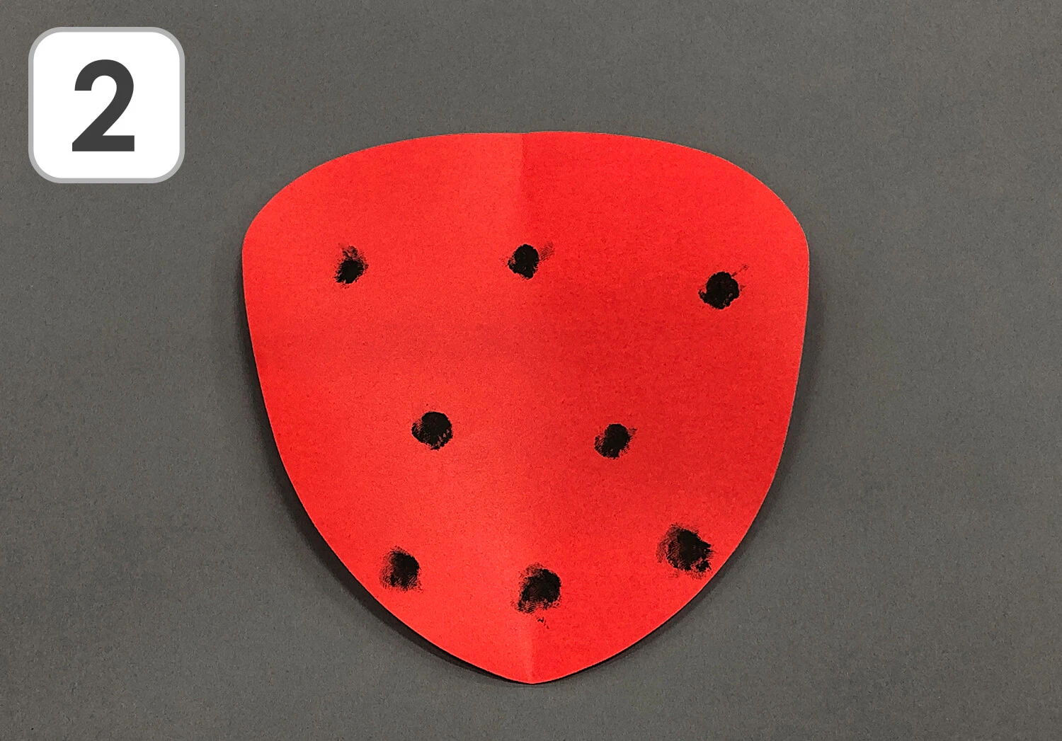 いちごの製作手順2