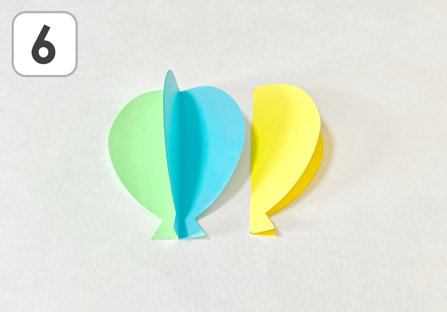 立体の風船の製作手順6