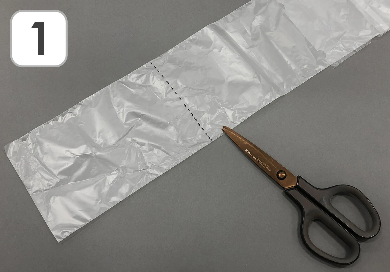 かさぶくろを使ったいちごの製作手順1