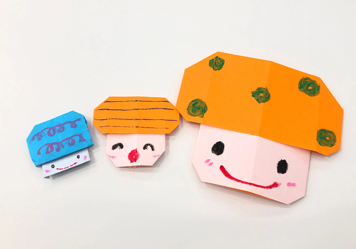 おりがみ　きのこ