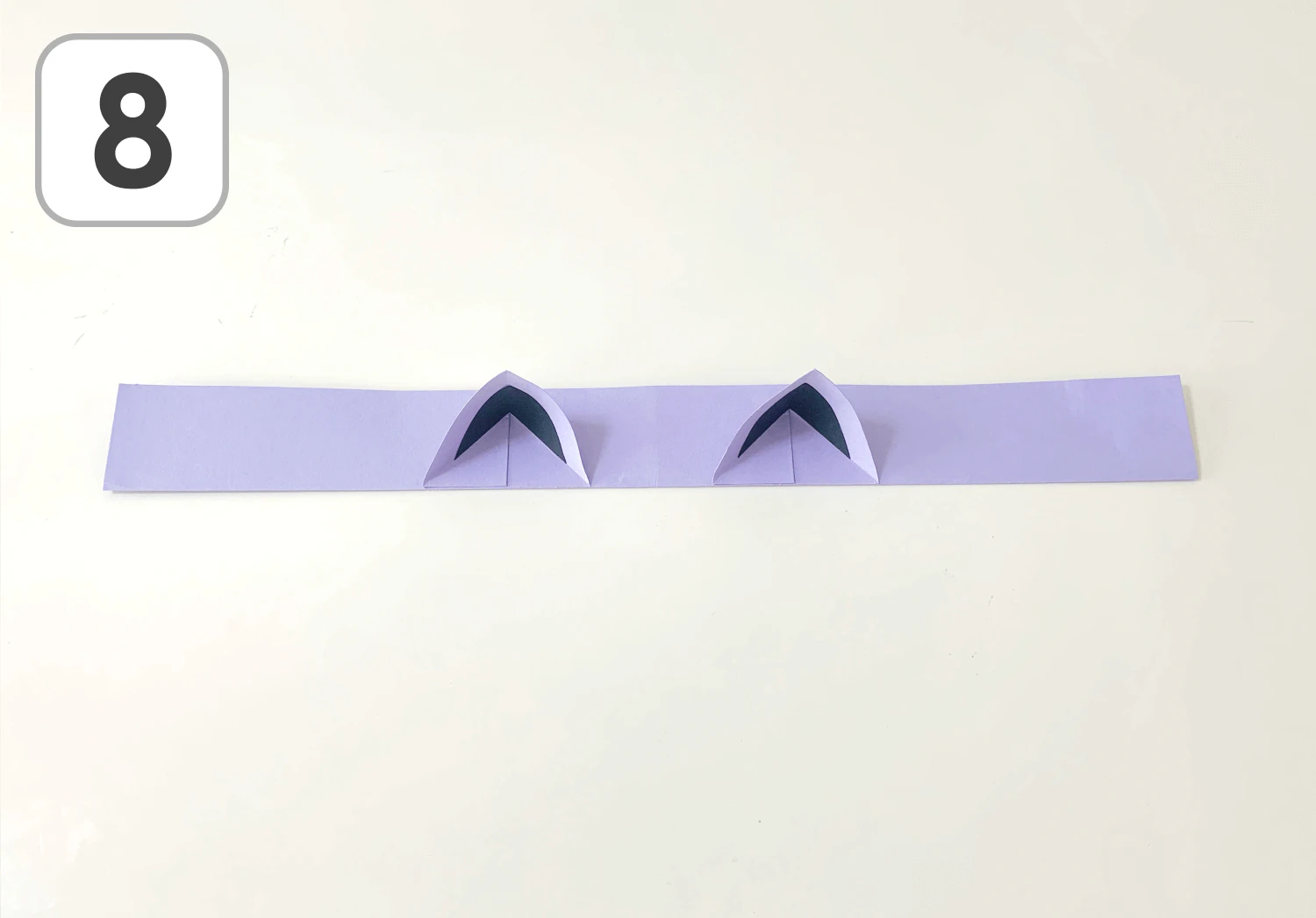 ネコ耳のヘアバンドの製作手順8