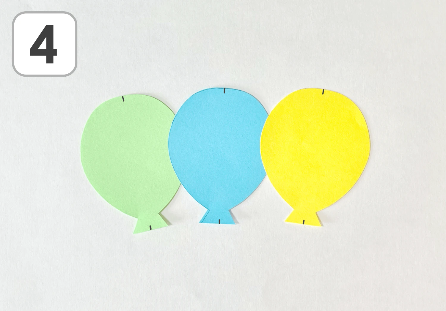 立体の風船の製作手順4