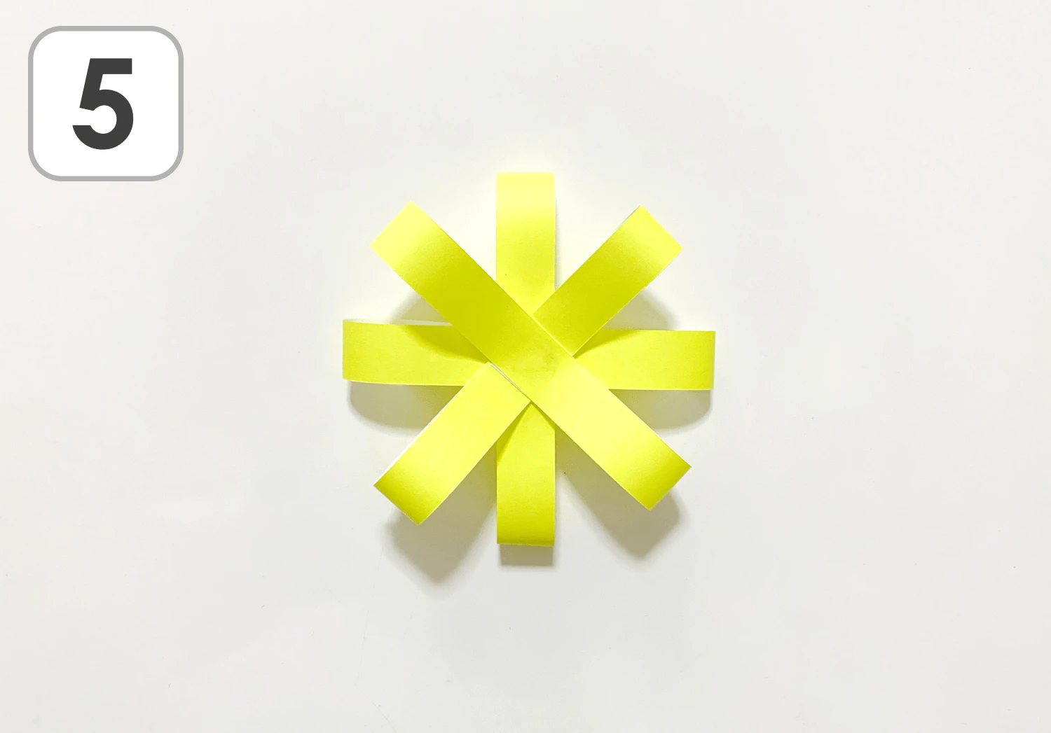 立体的なお花制作手順5