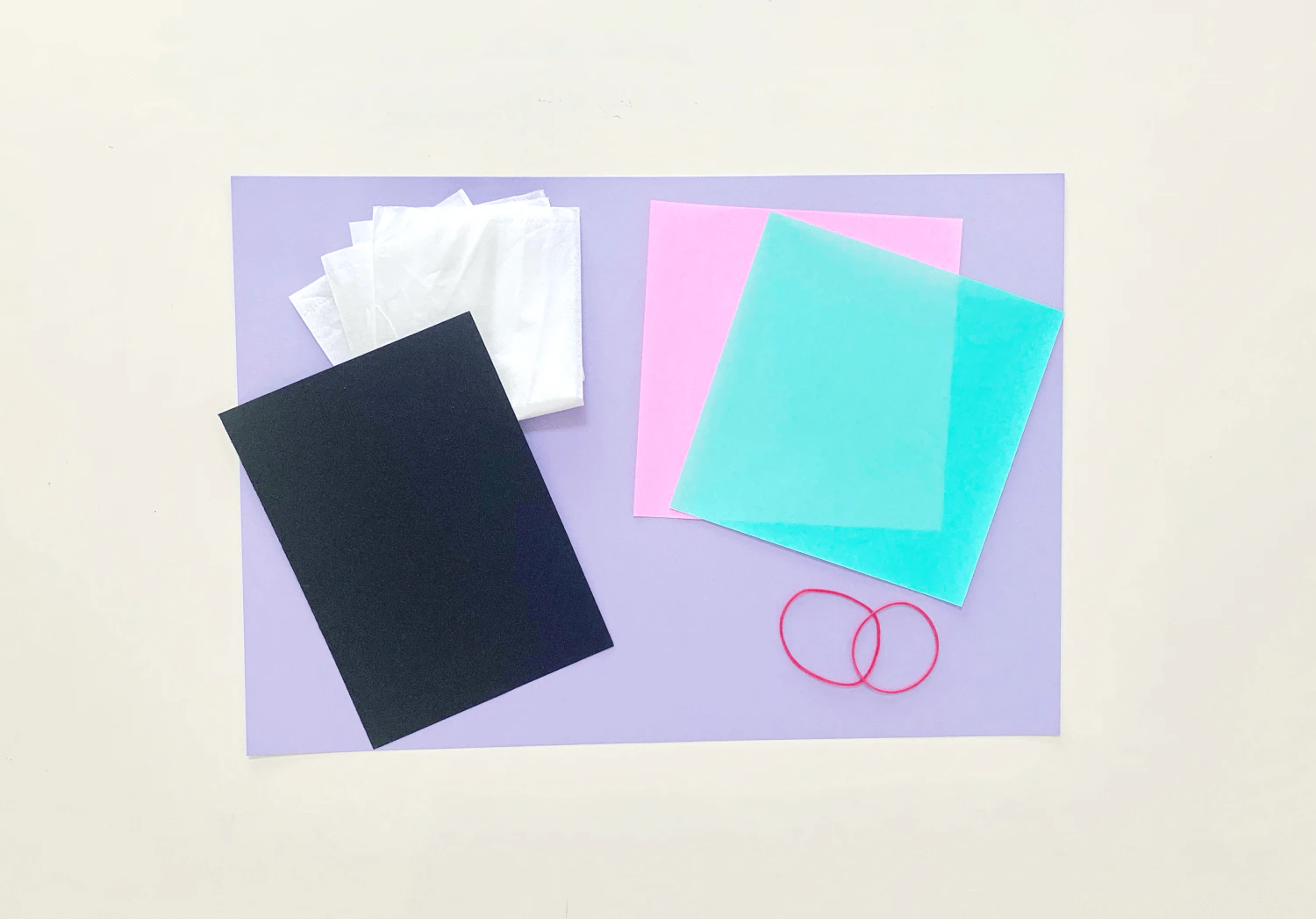 ネコ耳のヘアバンドの準備物