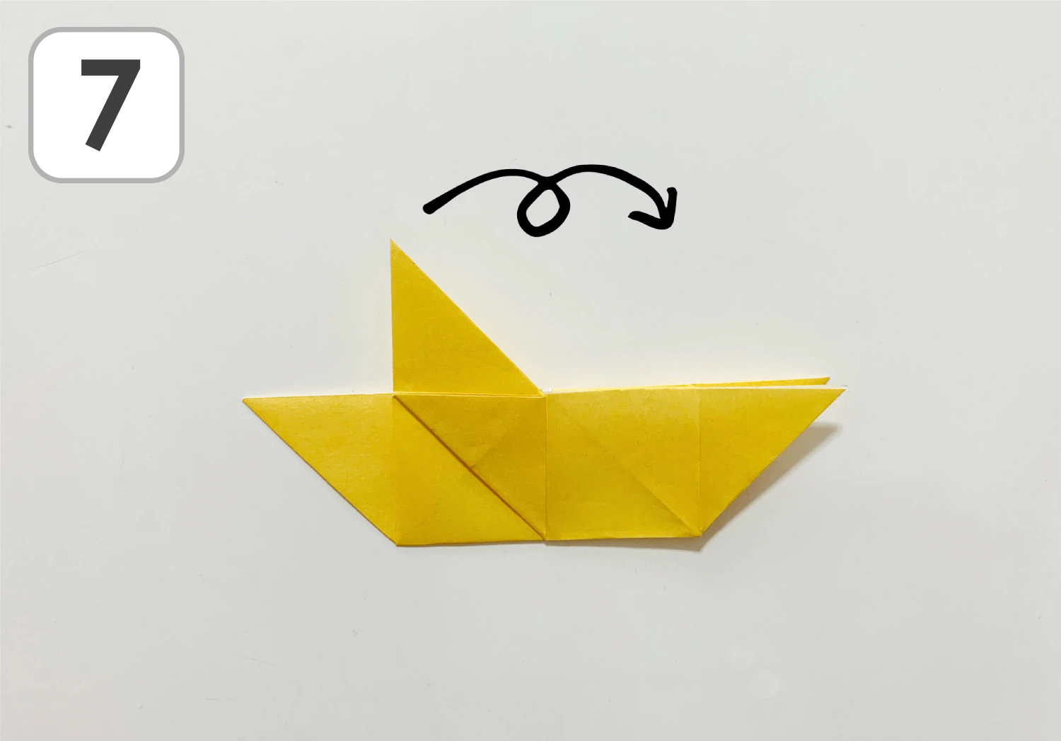 キツネの折り方7