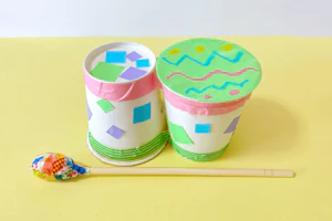紙コップ太鼓