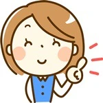 笑顔でアドバイスする女性