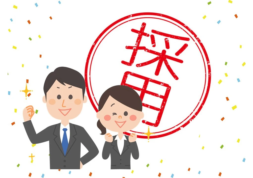 スーツを着た男女