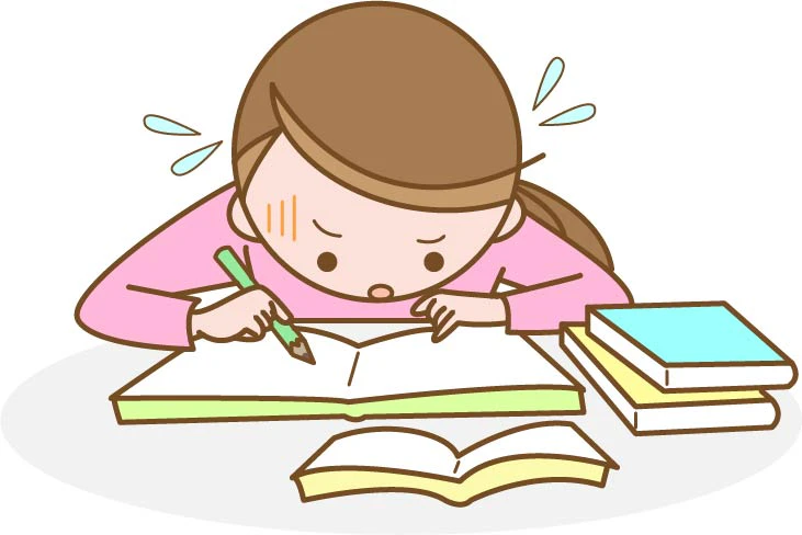 勉強を頑張る人