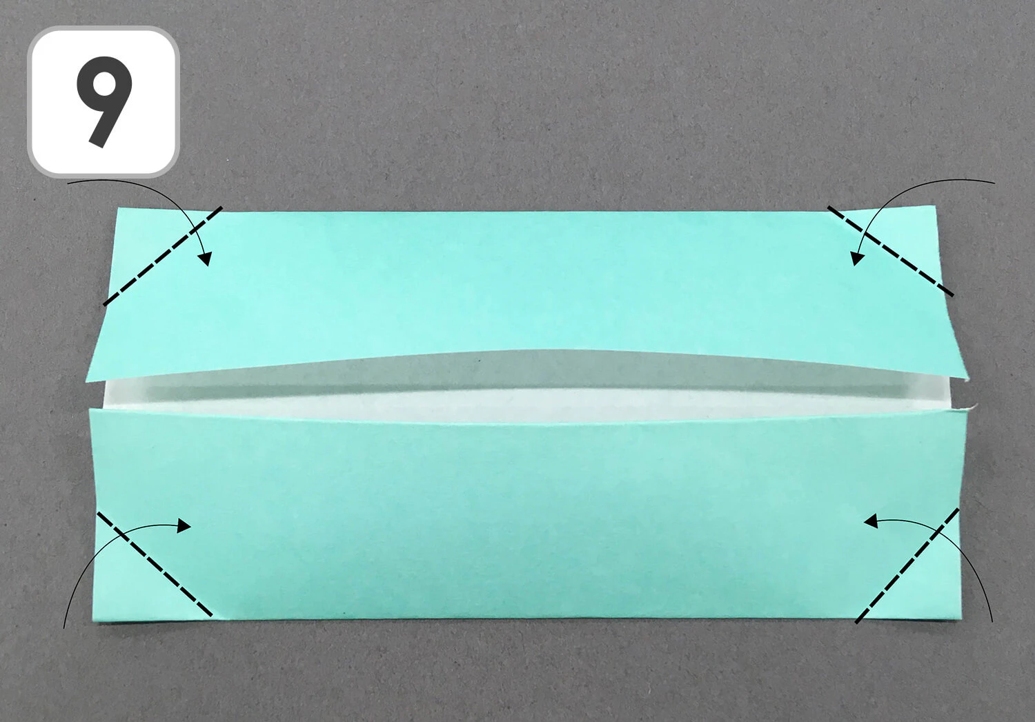 おりがみ みつばち手順9