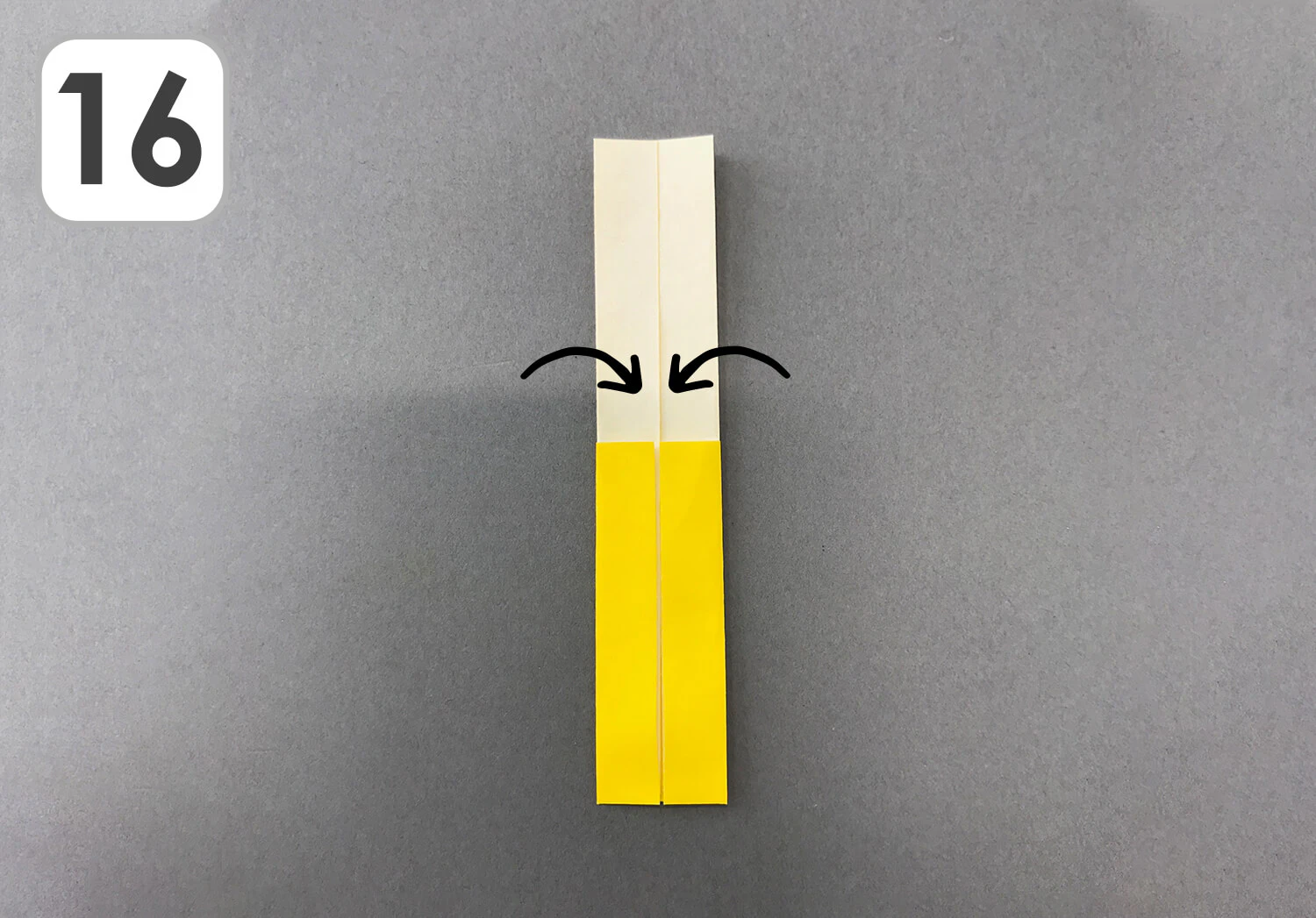 おりがみ傘の手順16