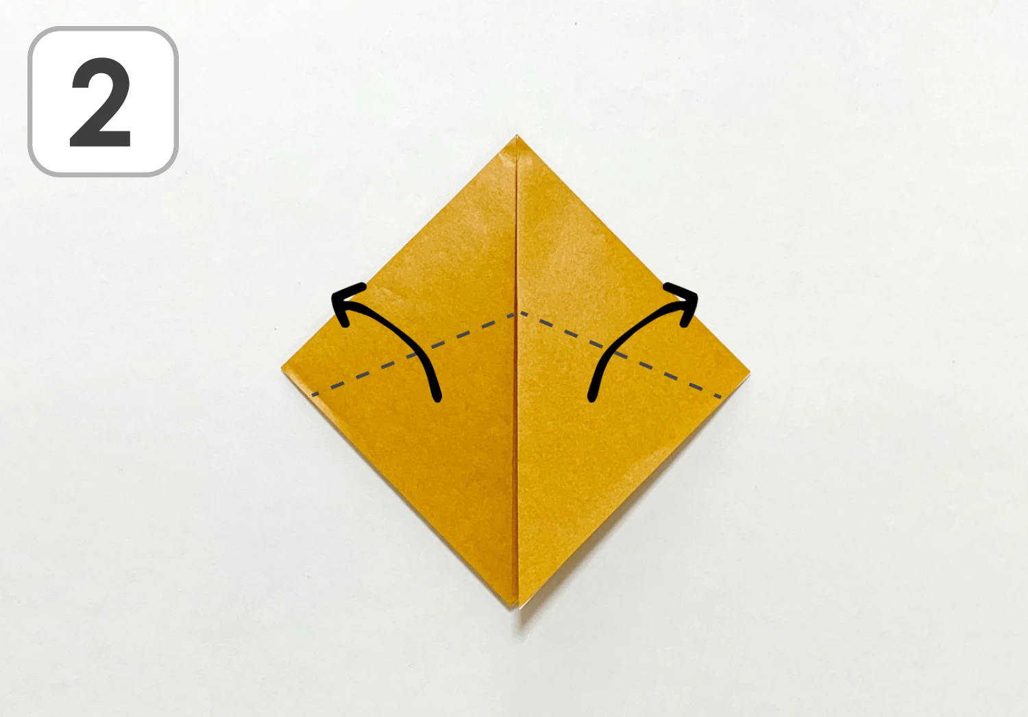 たぬきの折り方2