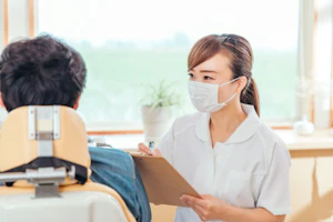 往診するスタッフ