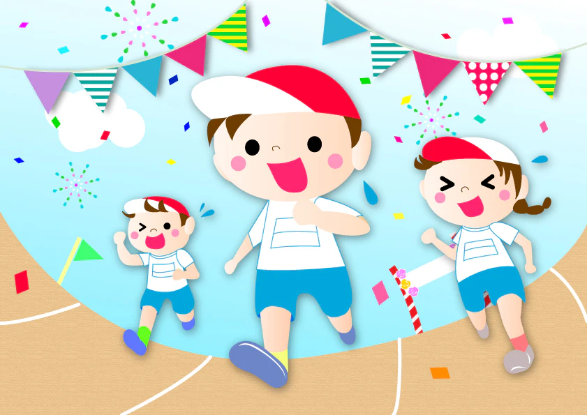 かけっこする子ども