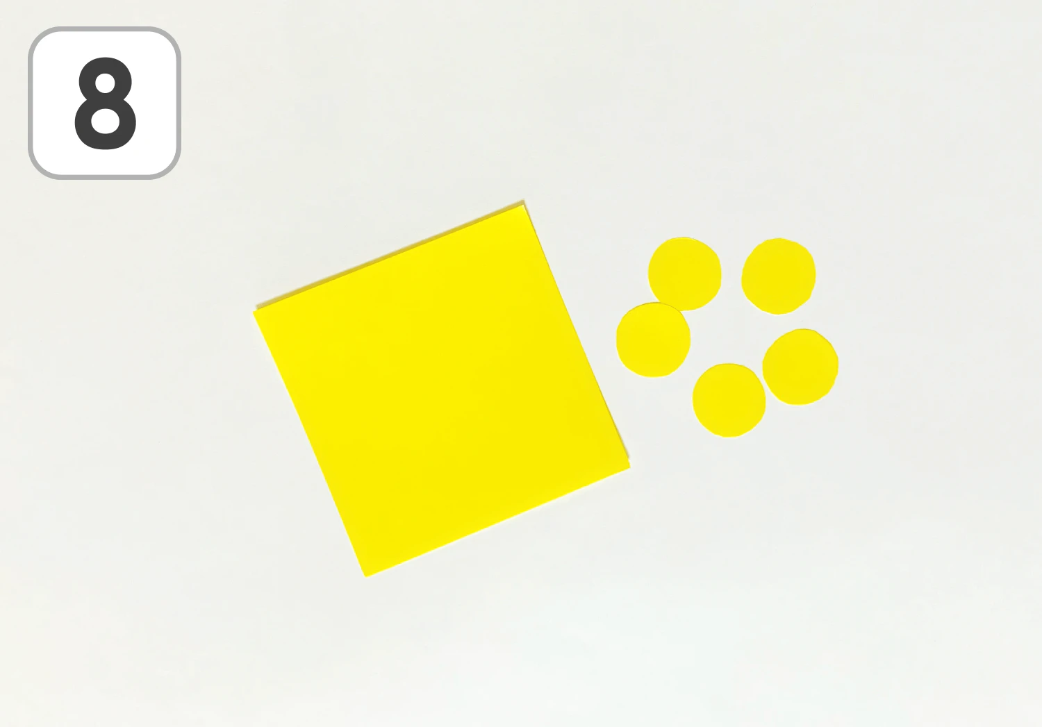 すずらんテープのコスモスの製作手順8