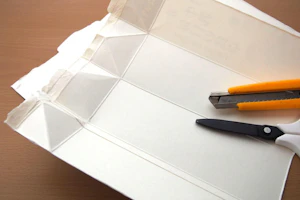 切り開いた牛乳パック