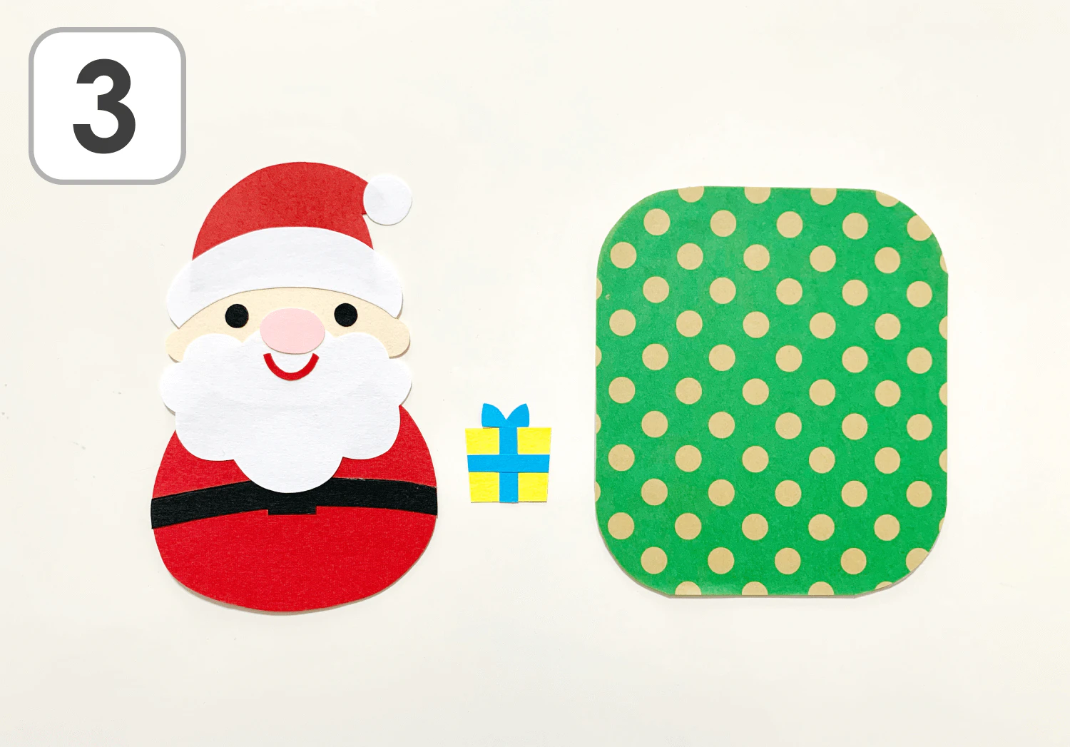 登るサンタの製作手順3