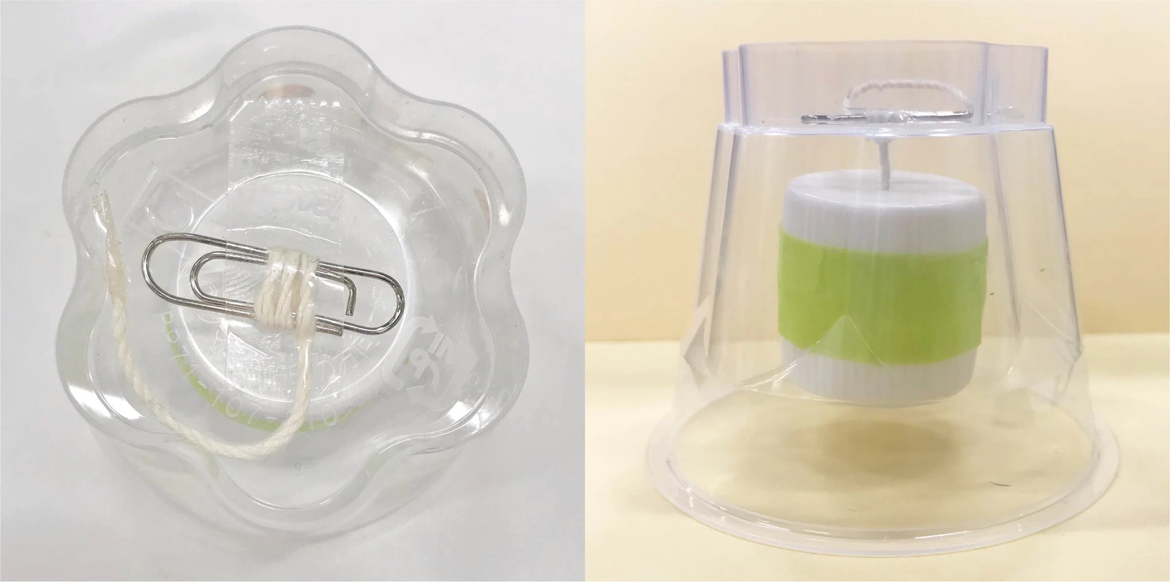 サンタクロースのハンドベル製作手順2