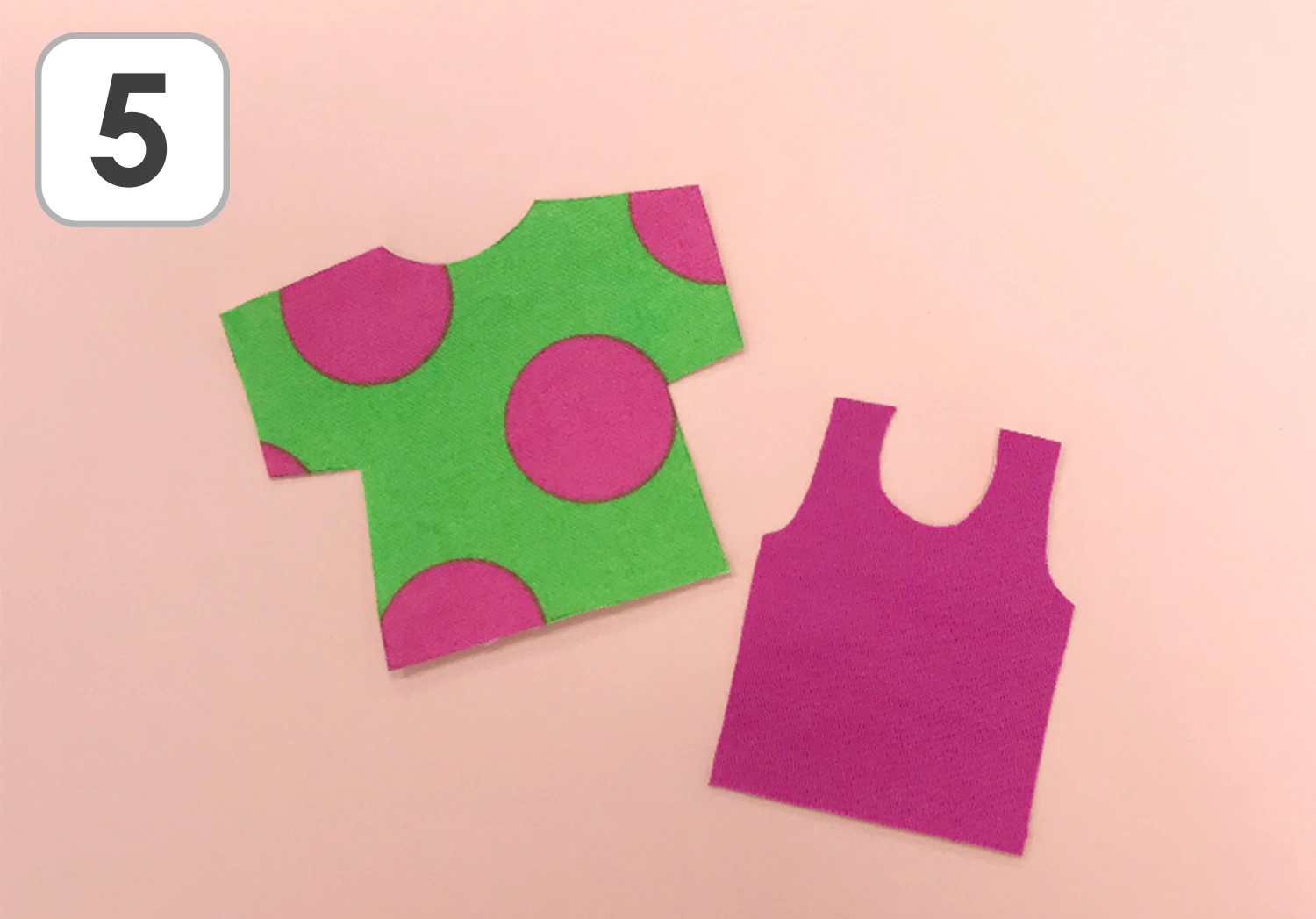 洗濯物の製作手順5