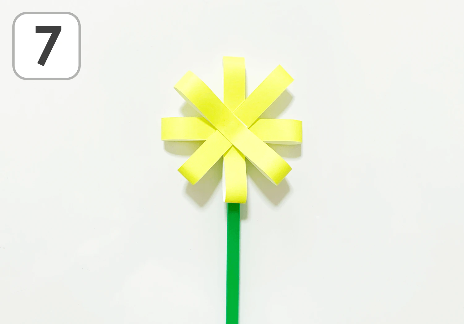 立体的なお花制作手順7