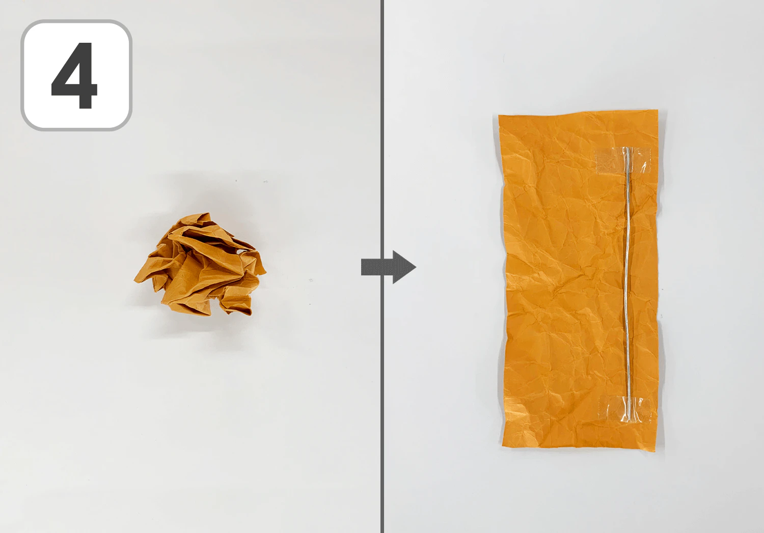 針金しっぽのおさるさんの製作手順4