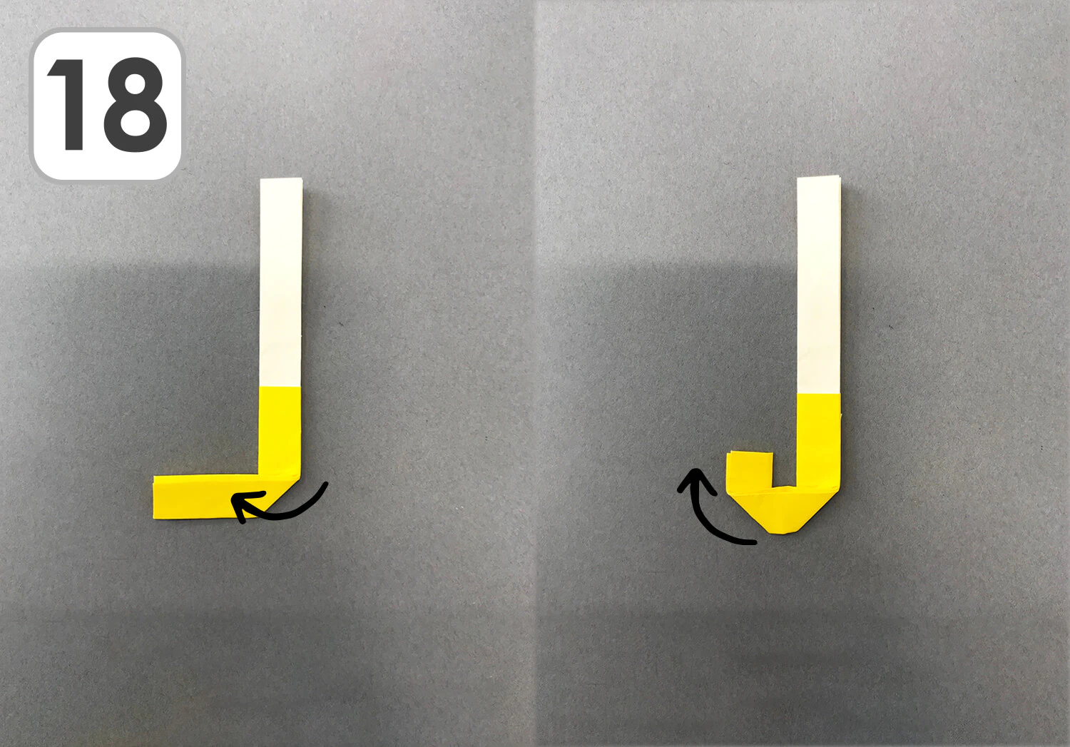 おりがみ傘の手順18