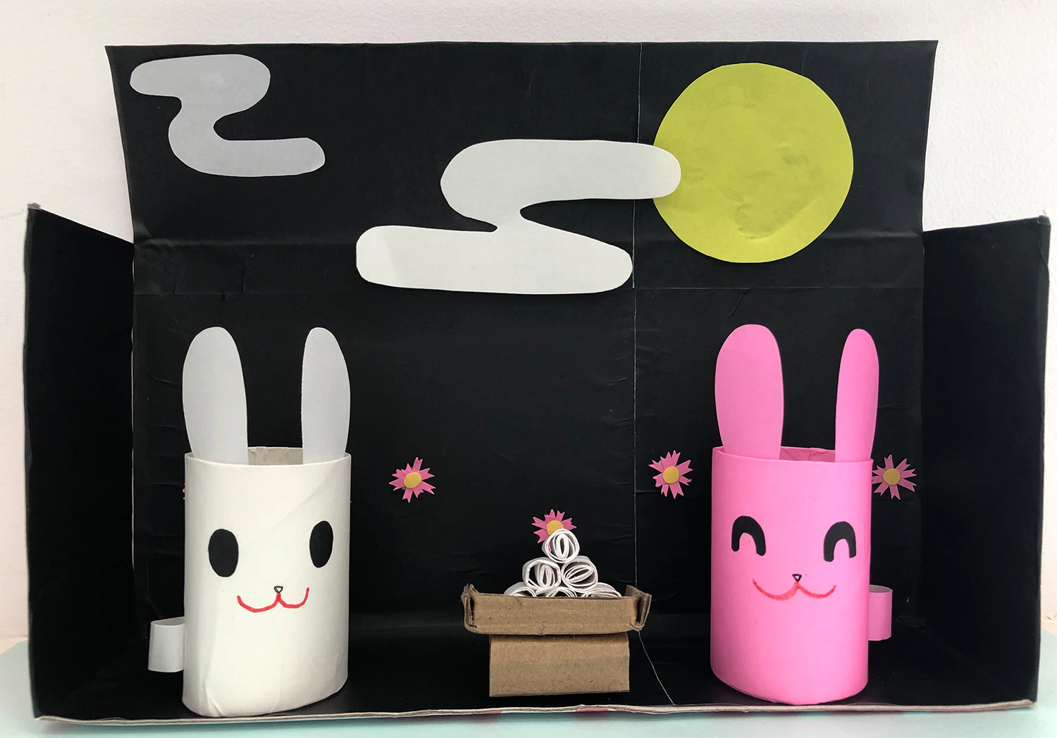 製作おつきみ飾り