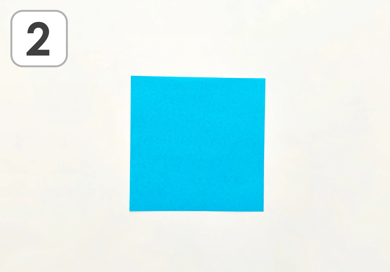 切り紙ツリーと雪の結晶の製作手順2