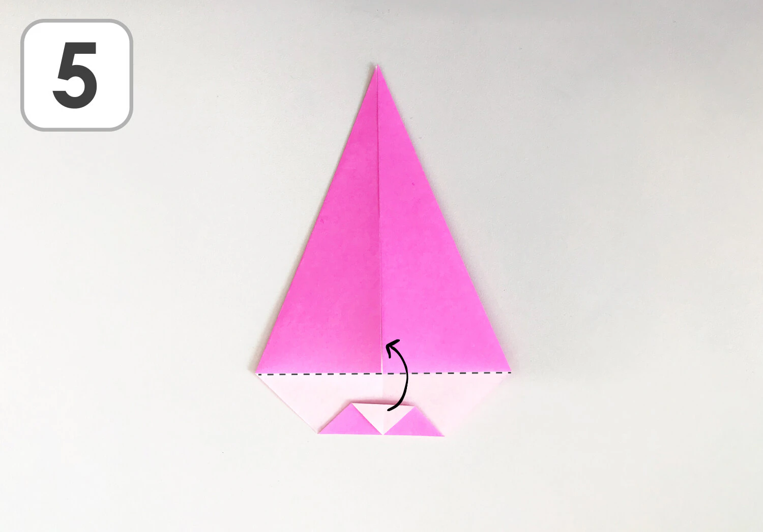 おりがみで作るほし手順5