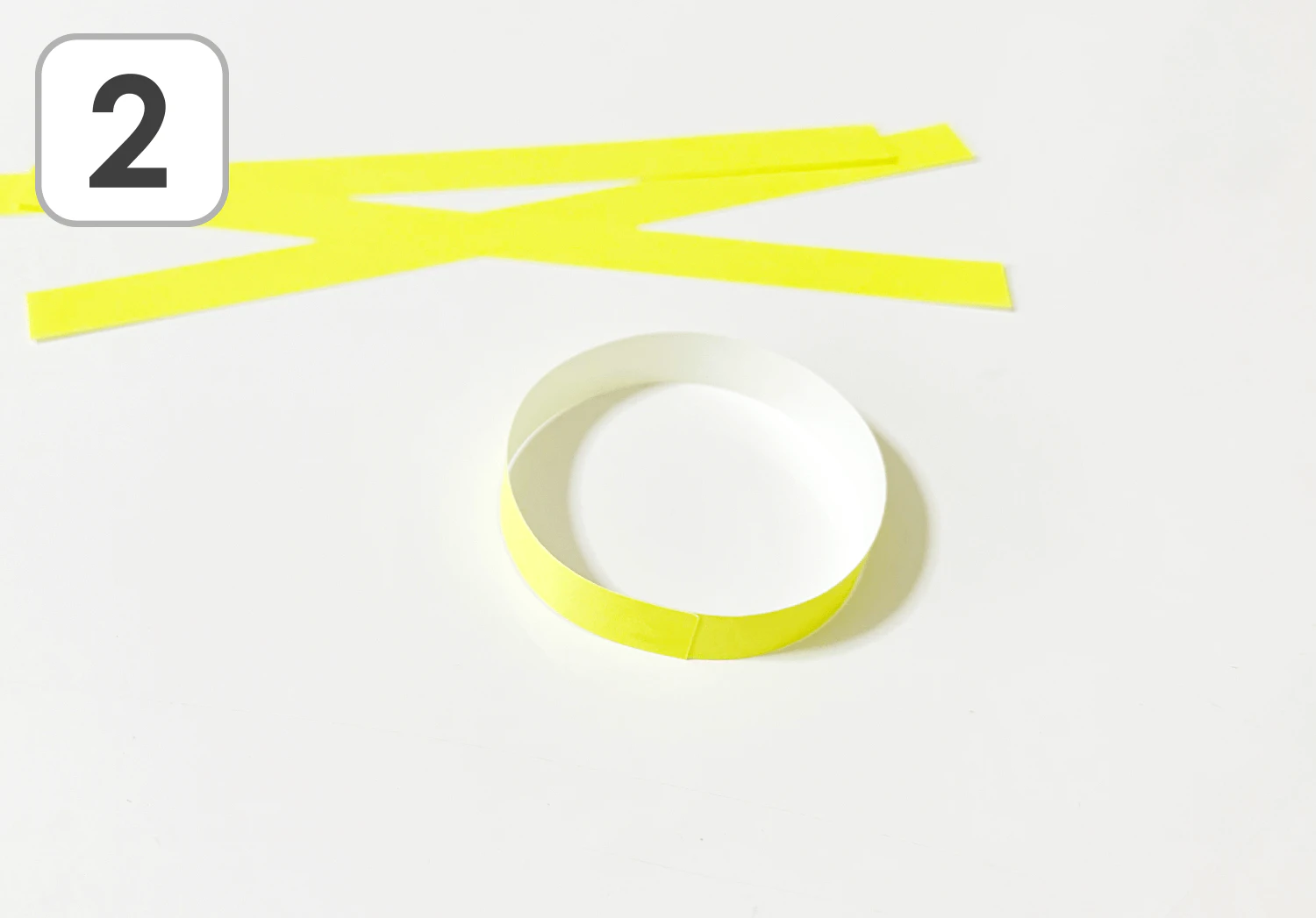 折り紙とストローで作る花束製作_A手順2