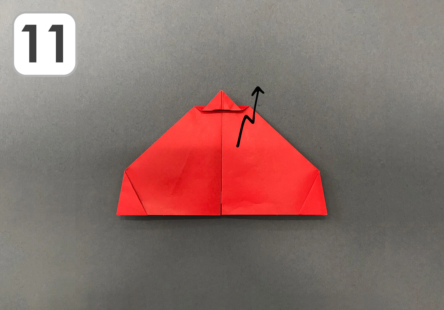 おりがみ傘の手順11