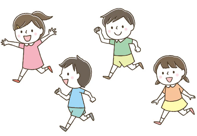 駆ける子供