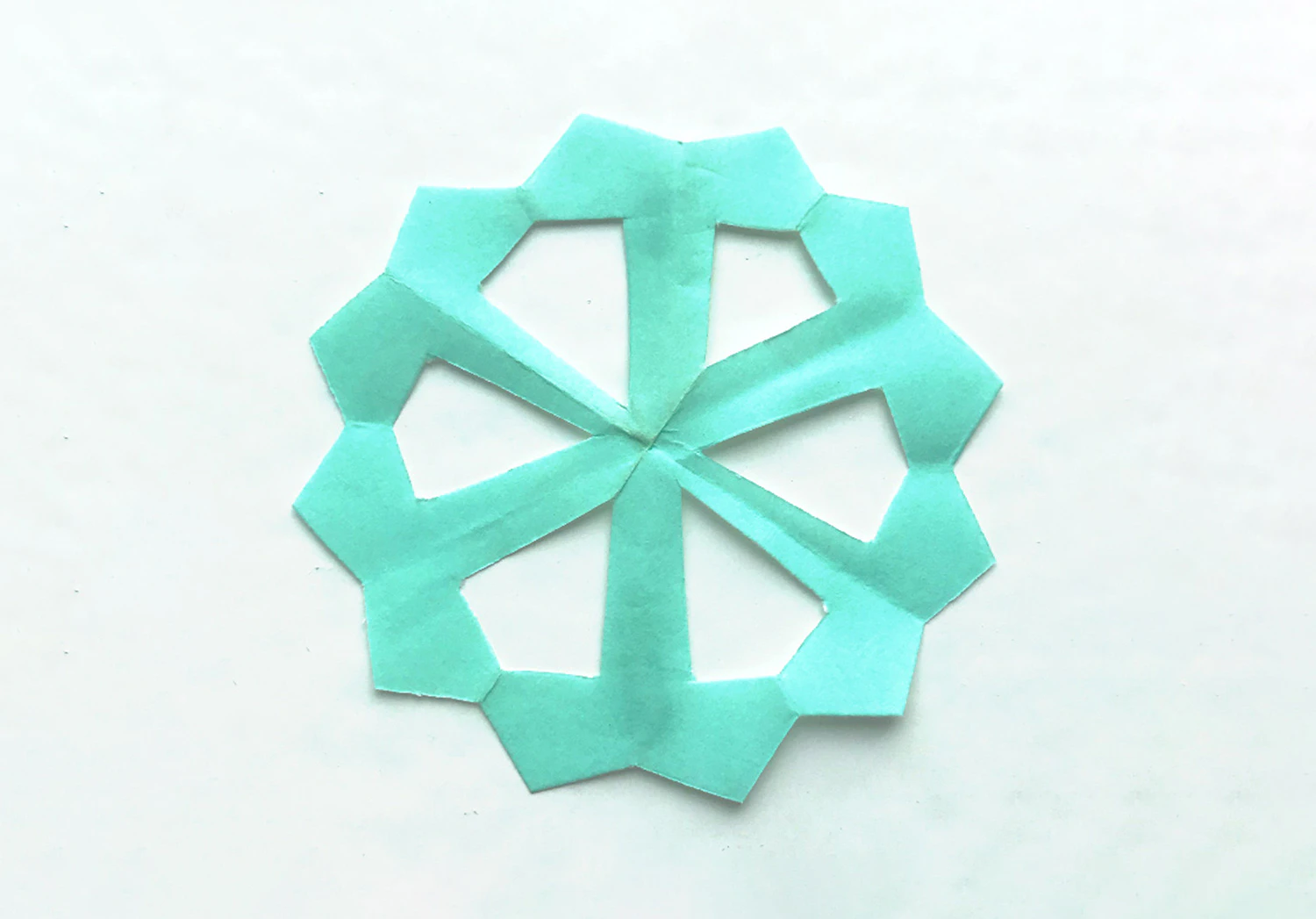 七夕切り紙製作C完成図