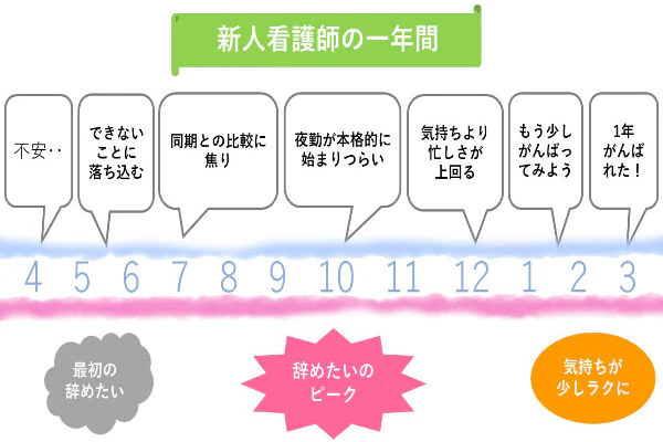 新人看護師の1年間