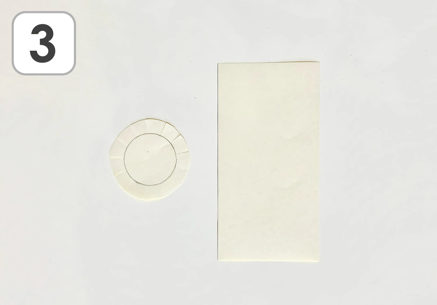 ネコのフリフリマラカスの製作手順3