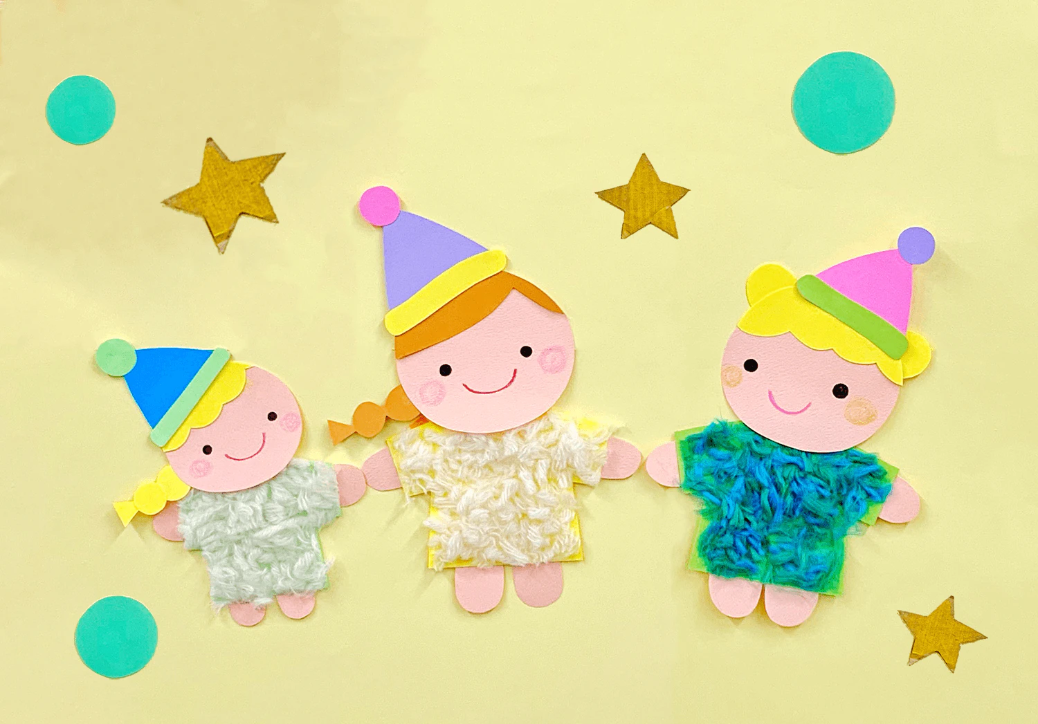 あったか毛糸のセーターの壁面アレンジ