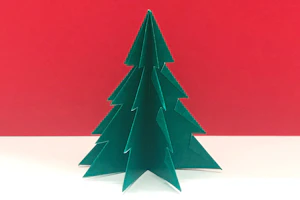 おりがみ 立体ツリー