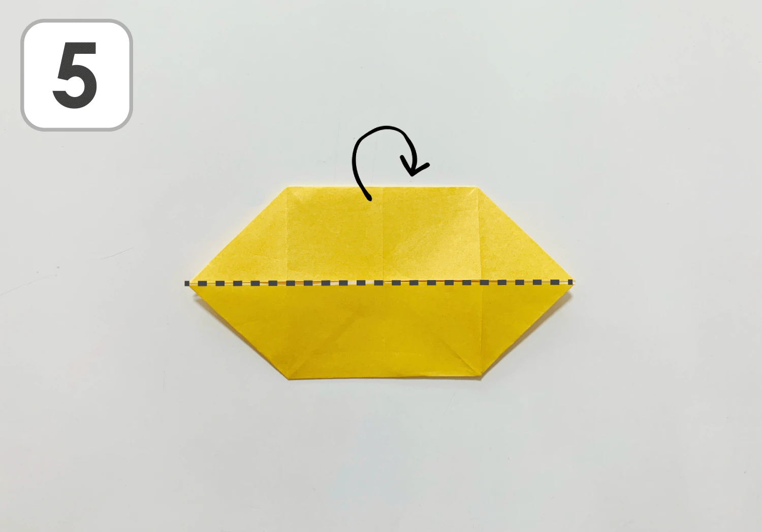 キツネの折り方5