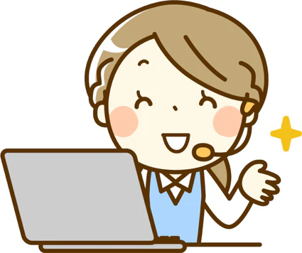 コールセンターで働く女性