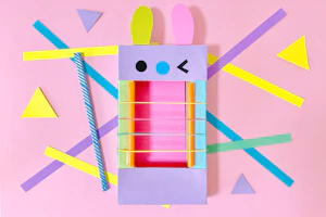 うさぎの空き箱ギター