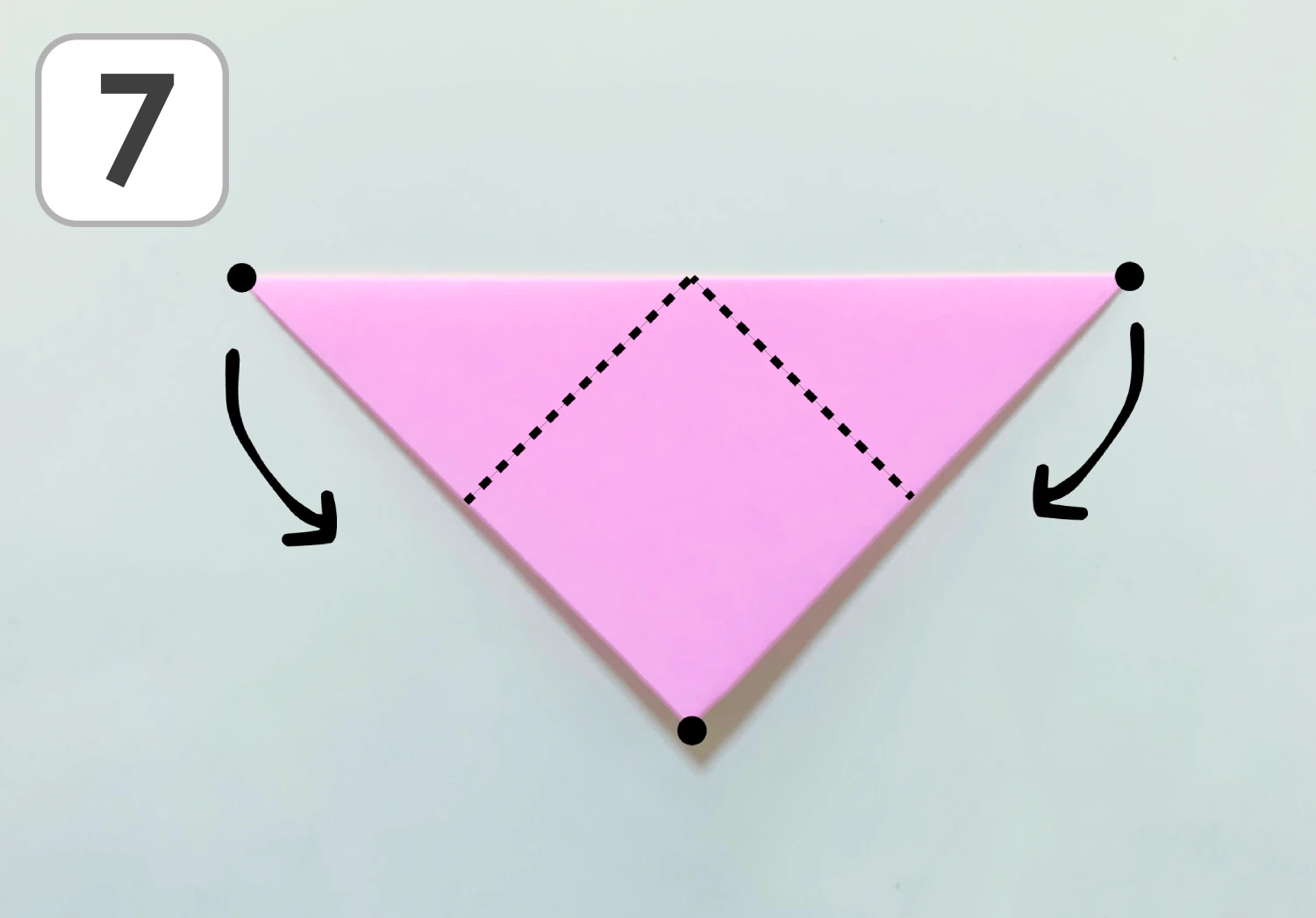 うさぎの折り方７