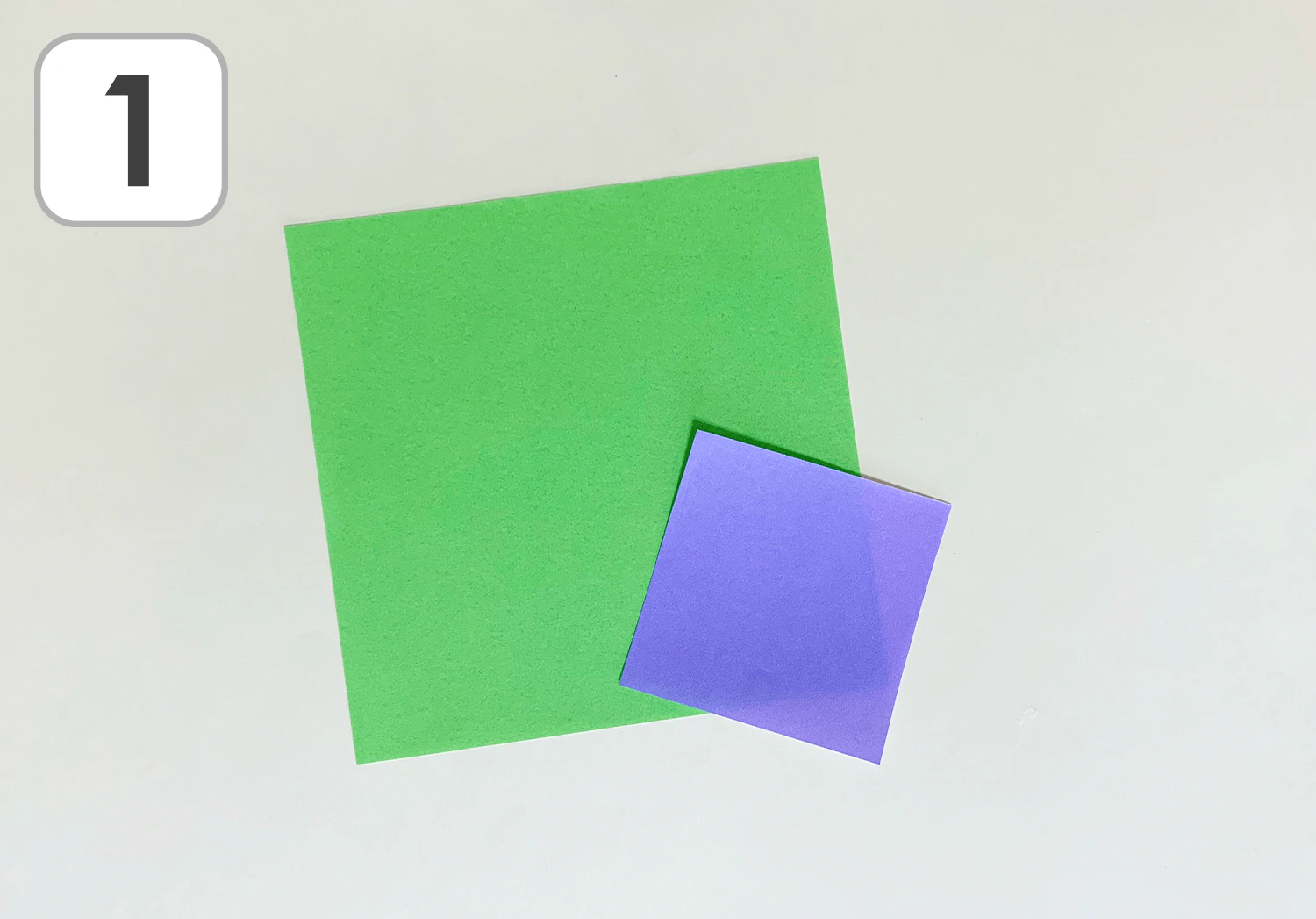 あじさいの折り方1