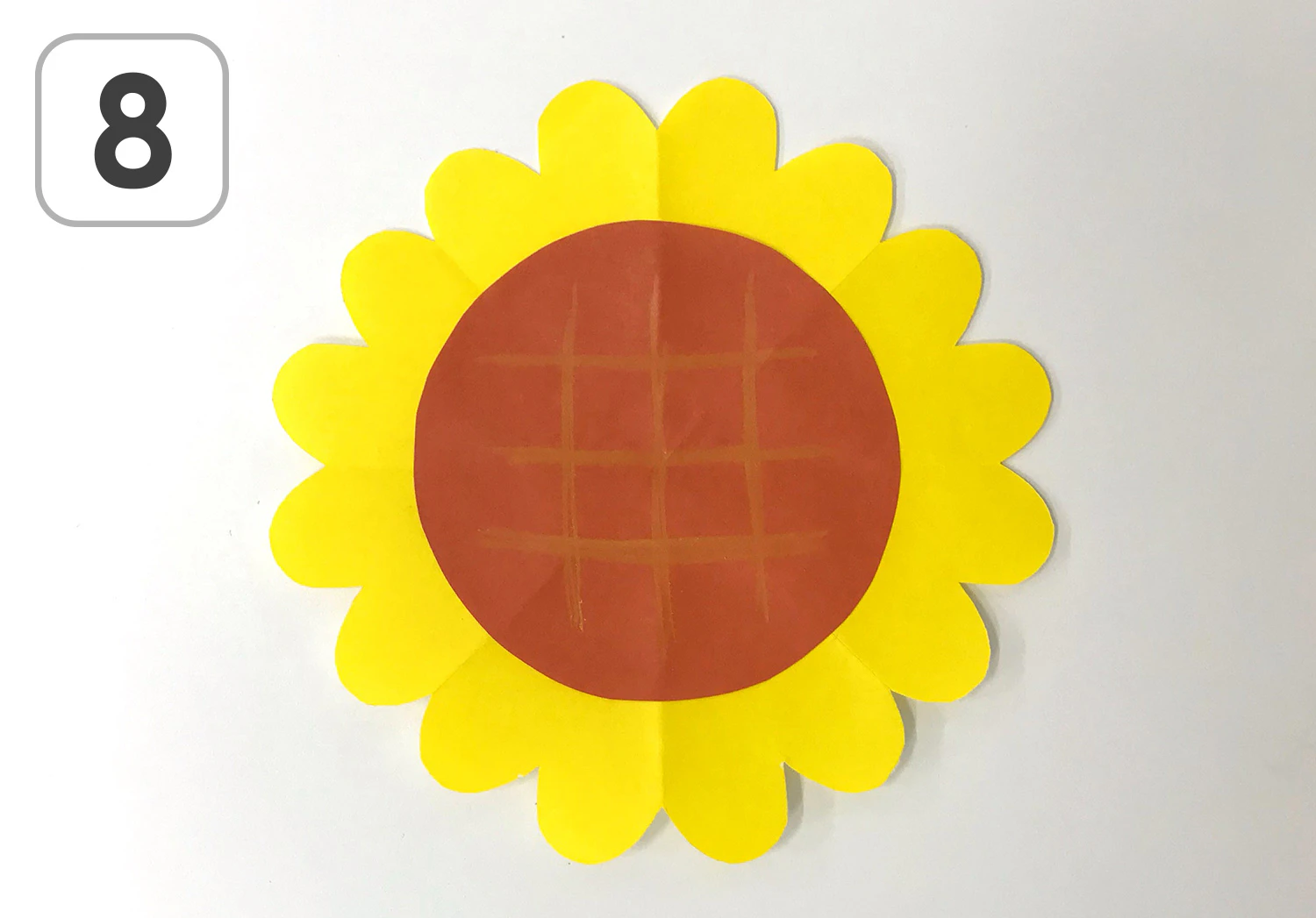 ひまわりの製作手順8