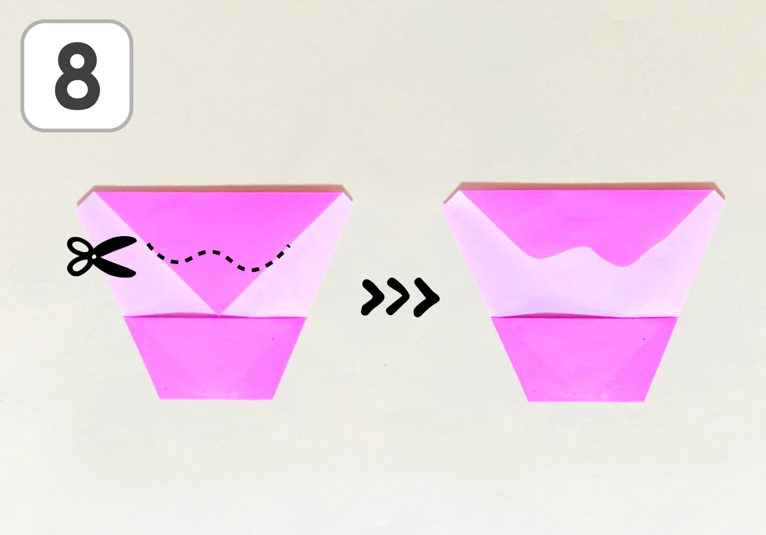 かき氷の折り方8