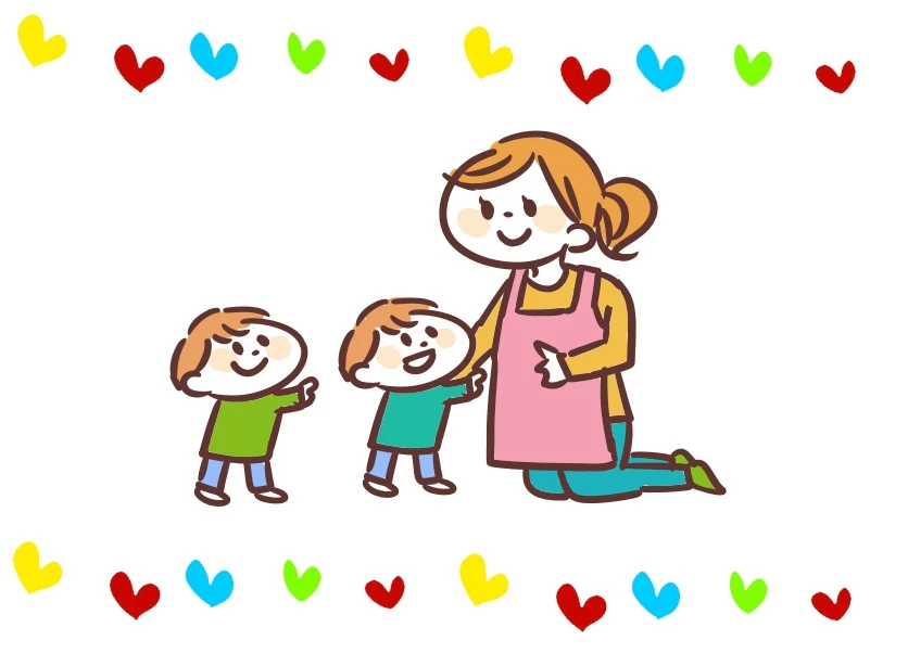 保育士と子ども