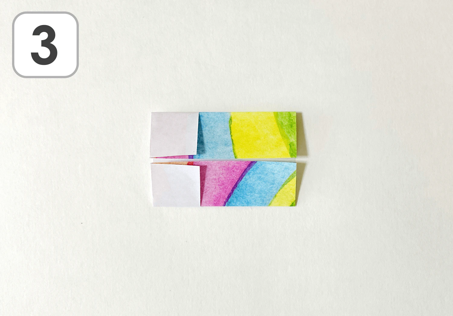 こいのぼりの箸置きの製作手順3