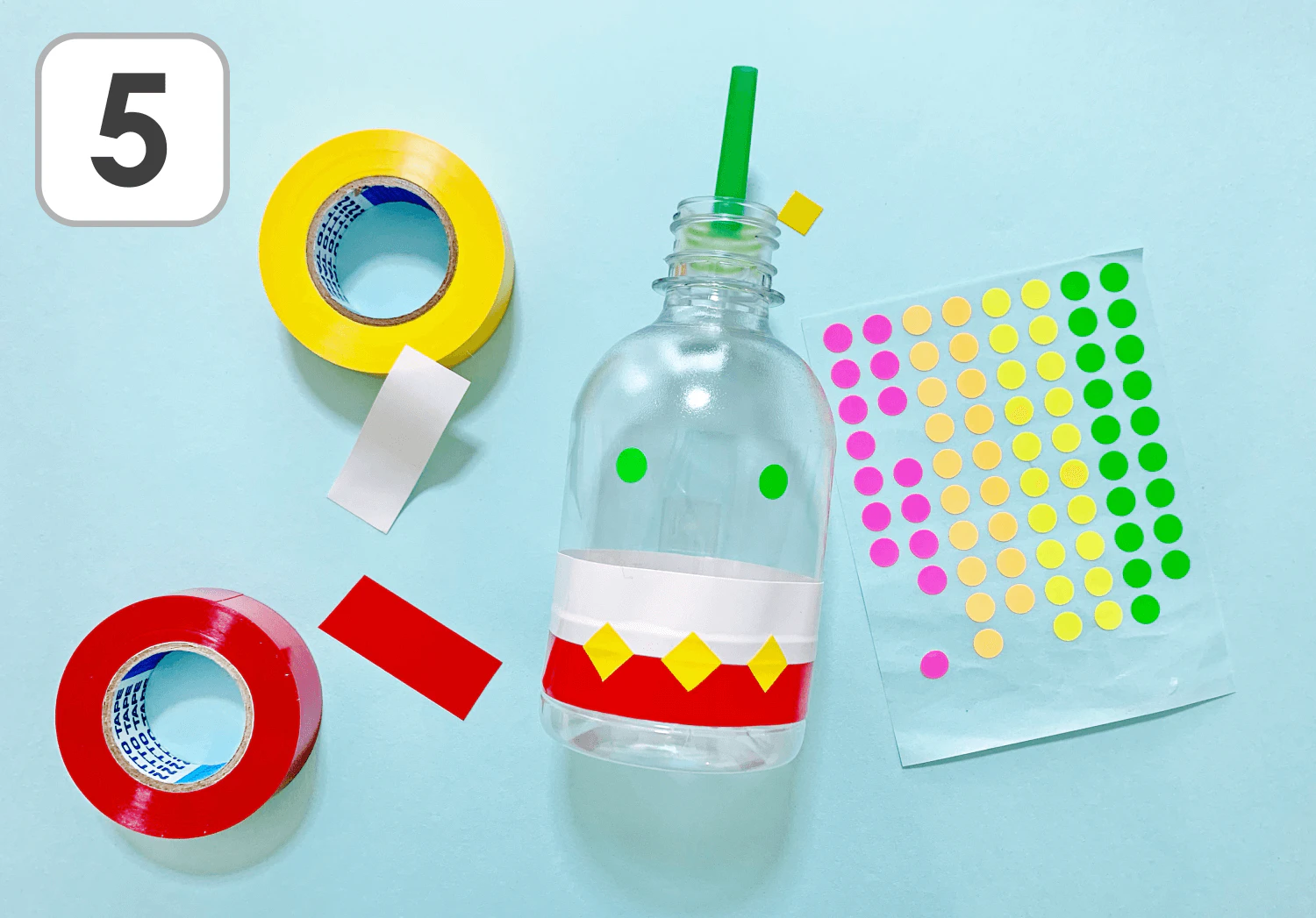 ペットボトルのホーホー笛の製作手順5