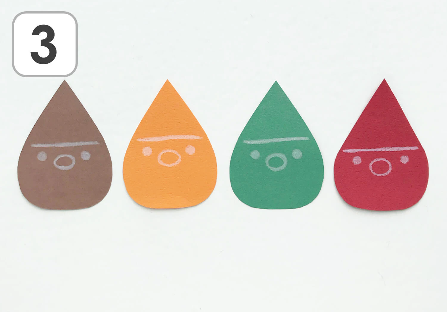 フワフワおひげのサンタの製作手順3