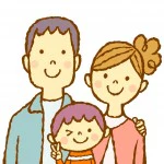 親子のイラスト